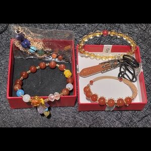Elegant Multicolor Beaded Bracelet Set